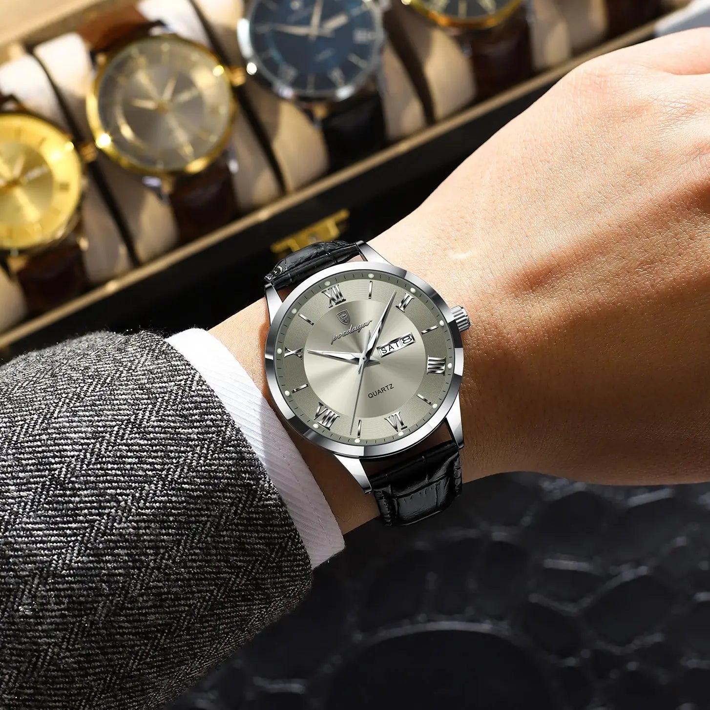 Poedagar Men's Quartz Watch