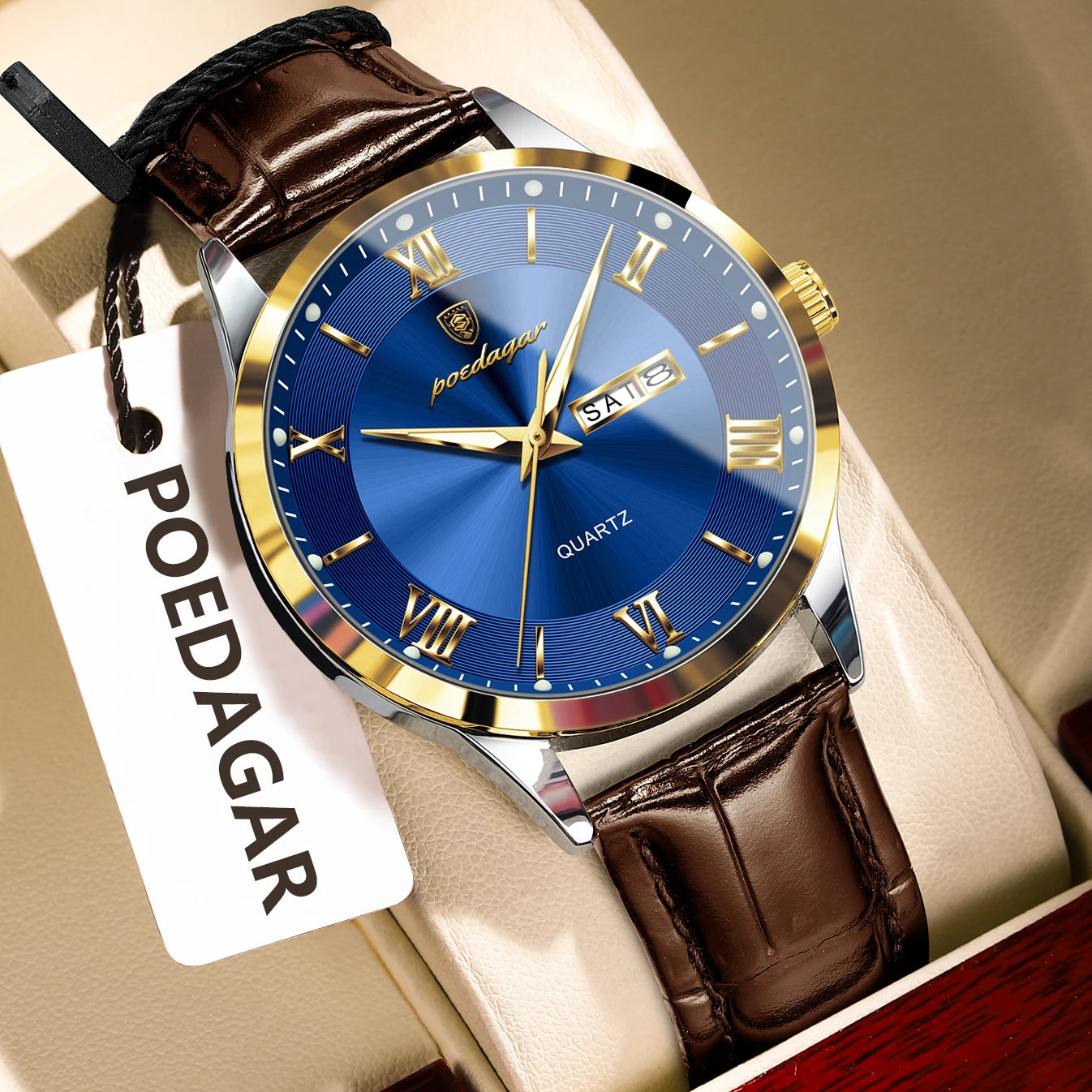 Poedagar Men's Quartz Watch