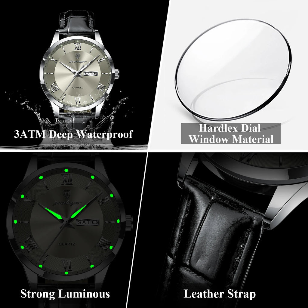 Poedagar Men's Quartz Watch