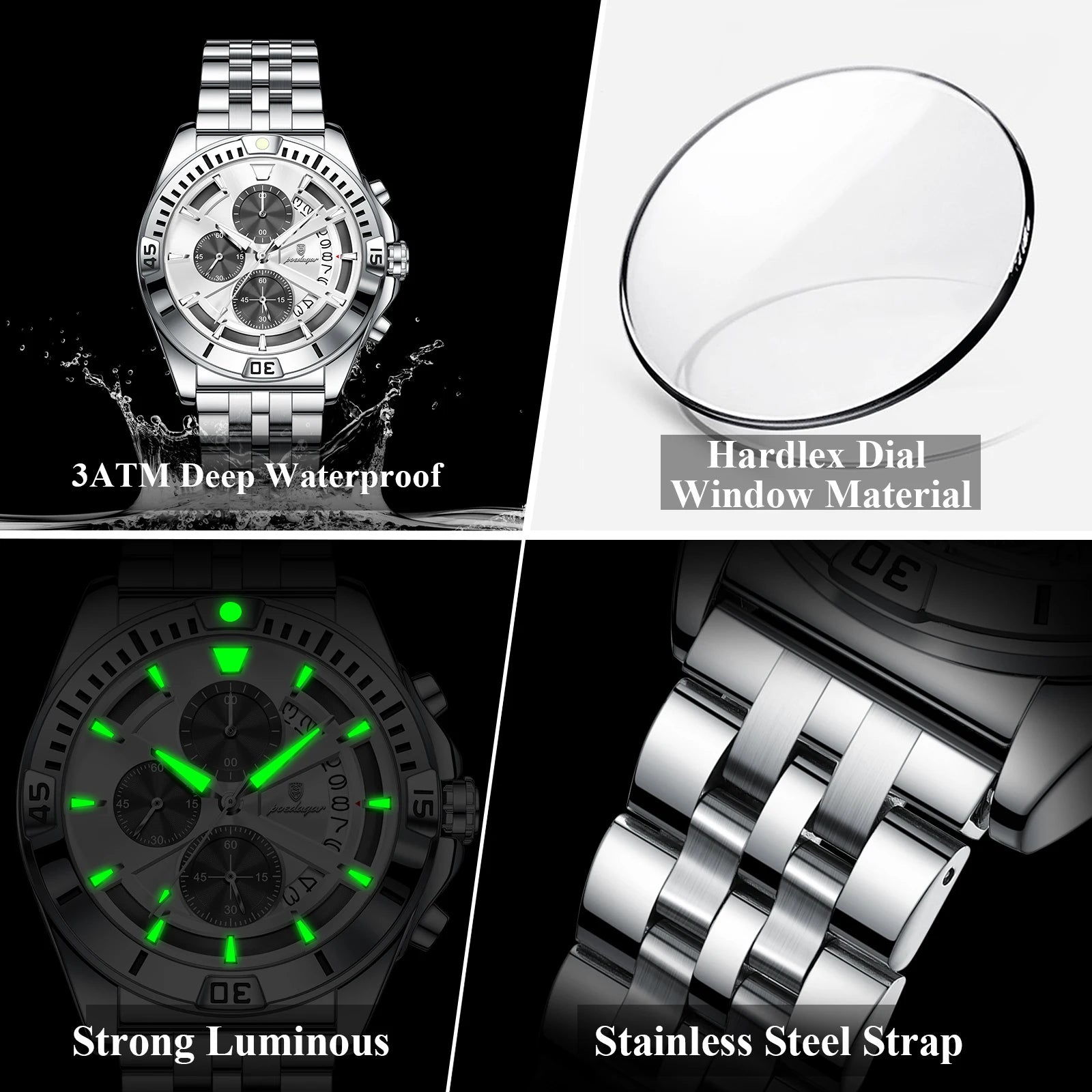 Poedagar Men's Watch